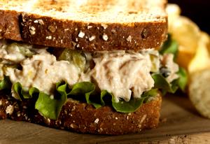 1 Serving Tuna Salad Sandwich On Harvest Bread