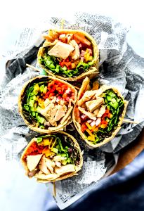 1 Serving Tuna Vegetable Wrap