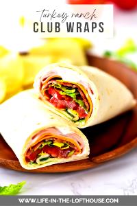 1 Serving Turkey Ranch & Swiss - Large W/ Cheese & Dressing