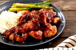 1 serving Turkey Tips with Teriyaki Sauce