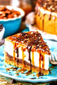 1 serving Turtle Cheesecake