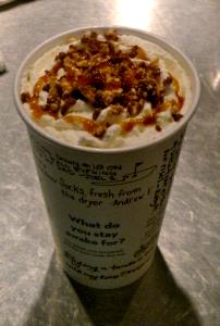 1 Serving Turtle Mocha, Large - 2% Milk W/ Whip