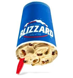 1 serving Turtle Pecan Cluster Blizzard (Mini)
