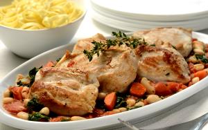 1 Serving Tuscan Turkey On Rosemary Parmesan - Large