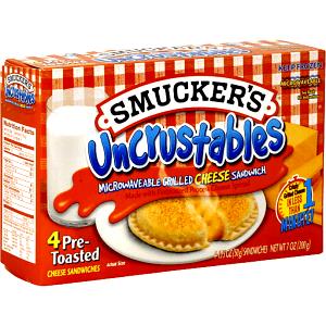 1 Serving Uncrustables Sandwich, Grilled Cheese