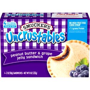 1 Serving Uncrustables Sandwich, Peanut Butter & Grape Jelly