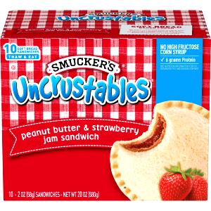 1 Serving Uncrustables Sandwich, Peanut Butter & Strawberry Jam