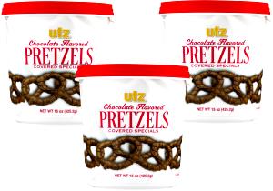1 Serving Utz Chocolate Flavored Covered Pretzels