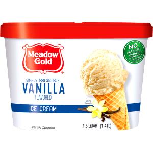 1 Serving Vanilla Ice Cream Quart