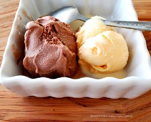 1 Serving Vanilla Ice Milk - Chocolate