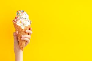 1 Serving Vanilla Cone - Child