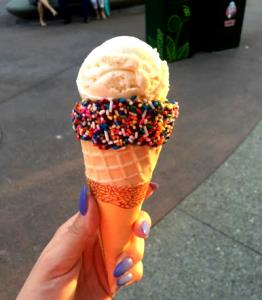 1 serving Vanilla Waffle Cone (1 Scoop)