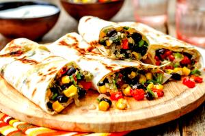 1 Serving Vegetable Burrito