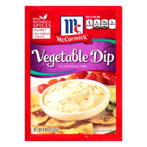 1 Serving Vegetable Dip Mix