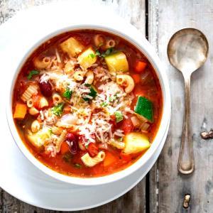 1 Serving Vegetarian Minestrone Soup (Low Fat) - Large