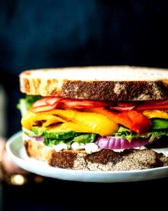 1 Serving Vegetarian Sandwich, 12"