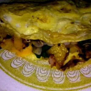 1 Serving Veggie-Cheese Omelette W/Eggbeaters