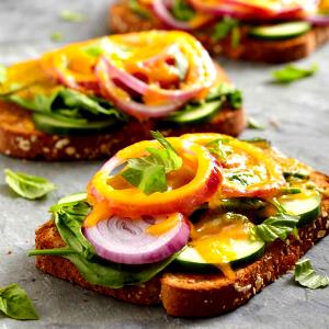 1 Serving Veggie & Cheese-Sandwiches