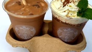 1 Serving Venti - Iced Peppermint Mocha Twist - No Whip - Nonfat Milk