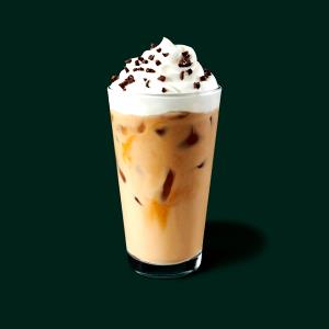 1 Serving Venti - Iced Peppermint White Chocolate Mocha - No Whip - Soy (CD) Milk