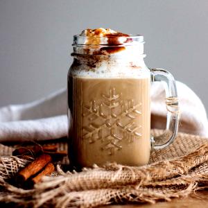 1 Serving Venti - Cinnamon Dolce Latte With Sugar-Free Syrup - Whole Milk