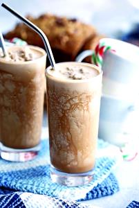 1 Serving Venti - Peppermint Mocha Twist Frappucinno Blended Coffee - Whip - Nonfat Milk