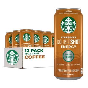 1 Serving Venti - Starbucks Doubleshot On Ice Energy Beverage - Soy (US) Milk