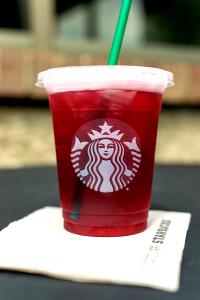 1 Serving Venti - Tazo Black Shaken Iced Tea Lemonade - Nonfat Milk