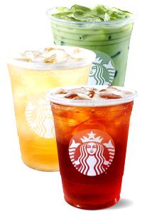 1 Serving Venti - Tazo Green Shaken Iced Tea - Nonfat Milk