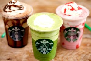 1 Serving Venti - Tazo Green Tea Frappuccino Blended Creme - Whip - Soy (US) Milk