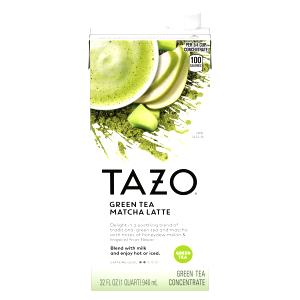 1 Serving Venti - Tazo Green Tea Latte - Soy (CD) Milk