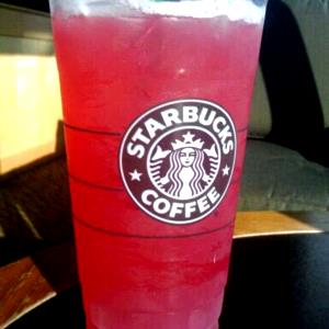 1 Serving Venti - Tazo Passion Shaken Iced Tea - Nonfat Milk