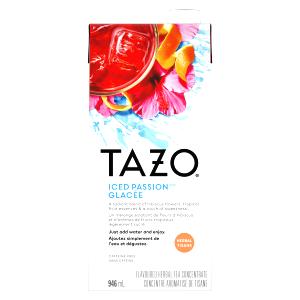 1 Serving Venti - Tazo Passion Shaken Iced Tea - Soy (CD) Milk