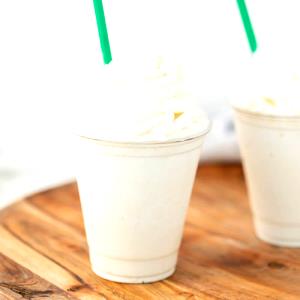 1 Serving Venti - Vanilla Bean Frappuccino Blended Creme - Whip - Whole Milk