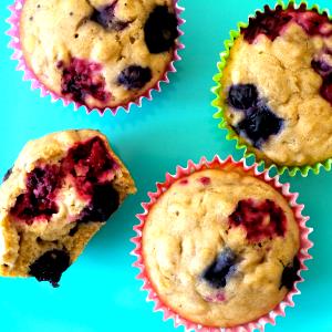 1 Serving Very Berry-Muffins