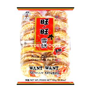 1 Serving Want Want Shelly Senbei - Spicy (Snow Cracker)