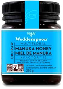1 Serving Wedderspoon 100% Raw Organic Manuka Honey Active 12+