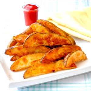 1 Serving Wedge Cut Fries