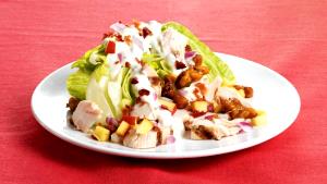 1 Serving Wedge With Chicken With Creamy Wedge Dressing Add