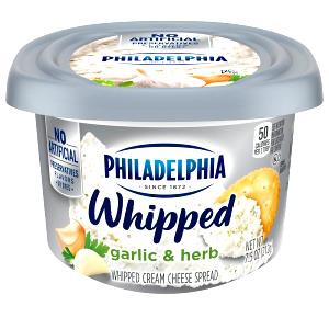 1 Serving Whipped Garlic Herb Reduced Fat Cream Cheese