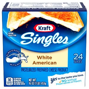 1 Serving White American Cheese