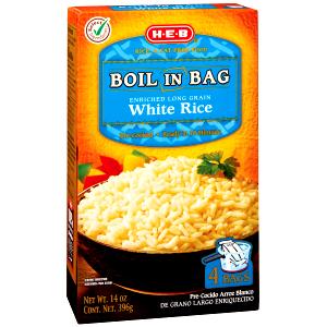 1 Serving White Rice, Long Grain, Boil-İn-Bag