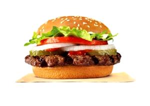 1 Serving Whopper Sandwich With Cheese W/O Mayo