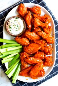 1 Serving Wings Over Buffalo W/ Bleu Cheese
