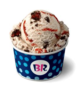 1 Serving Winter White Chocolate Ice Cream - 4 Oz Scoop