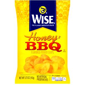 1 Serving Wise Honey Barbecue Flavored Potato Chips