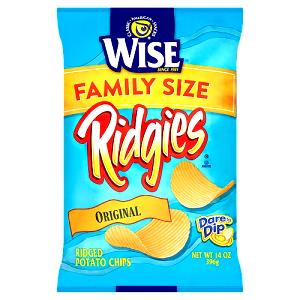 1 Serving Wise Ridgies (Ridged Cut) Potato Chips