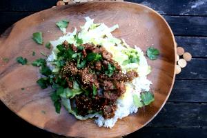1 Serving Wok Seared Lamb