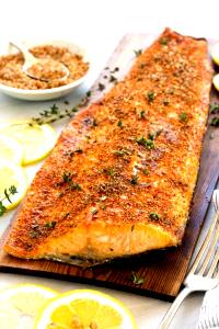 1 serving Wood-Grilled Fresh Salmon
