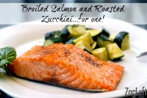 1 serving Wood-Grilled or Broiled Salmon (Half Portion)